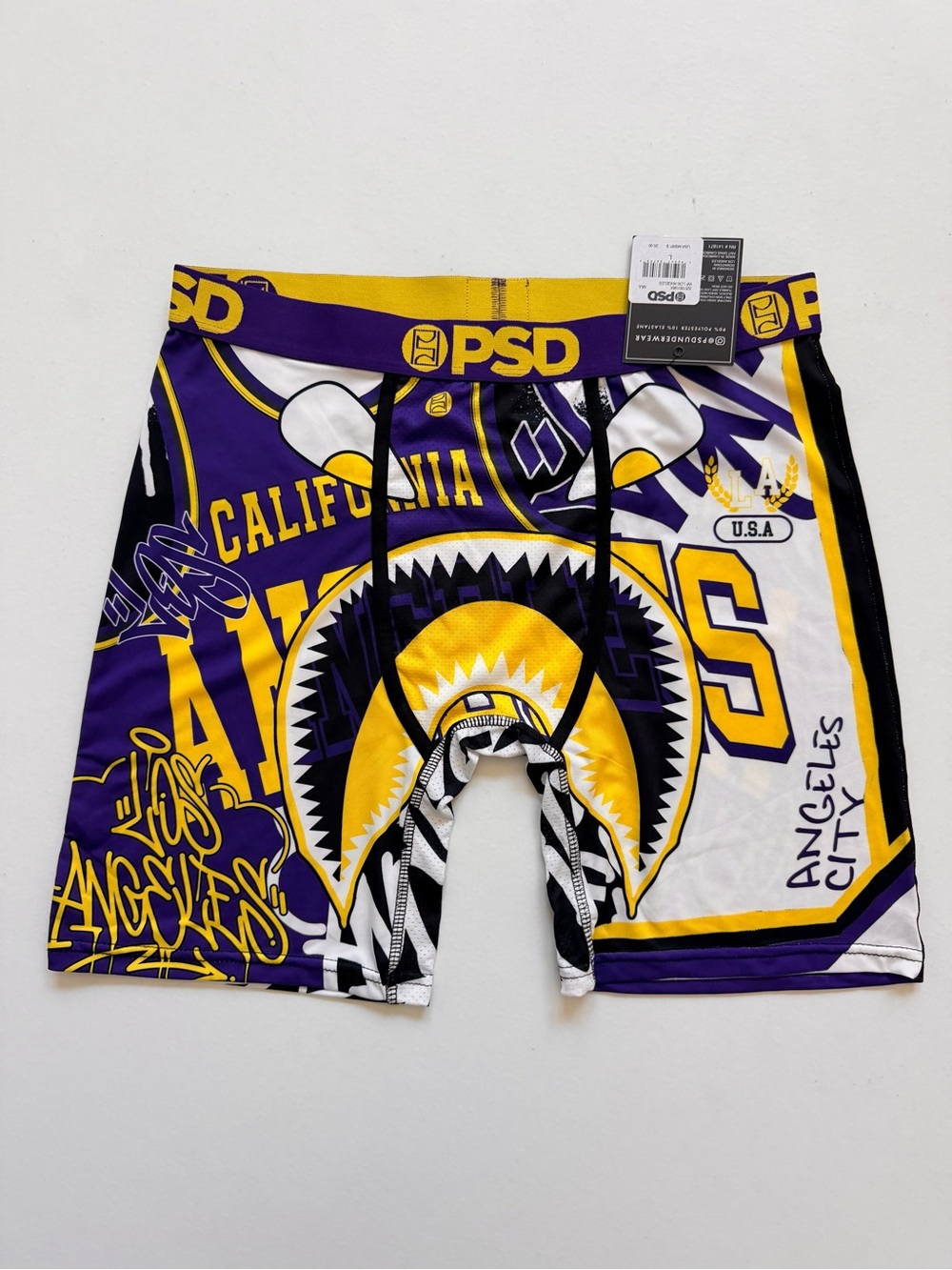 NWT PSD Warface Los Angeles Boxer Briefs - Purple/Yellow/Black/White